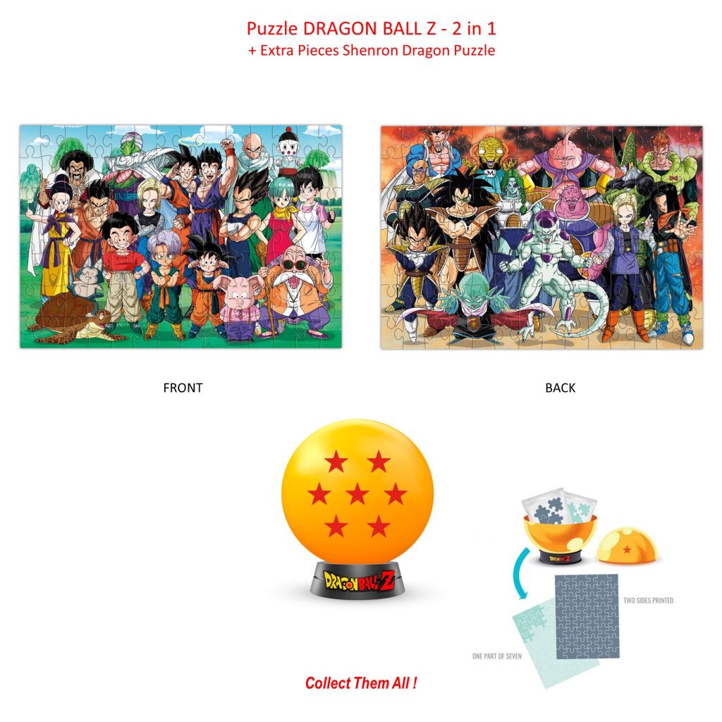 DRAGON BALL Z - Collectible Puzzle - 7 Stars - 2in1 Puzzle + Extra