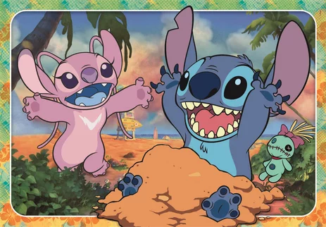 LILO & STITCH - Stitch & Angel - Maxi Super Color Puzzle 60P