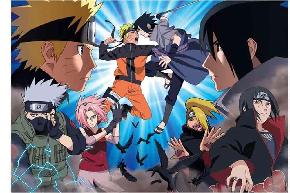 NARUTO SHIPPUDEN - Confrontation - Cube Puzzle 500P