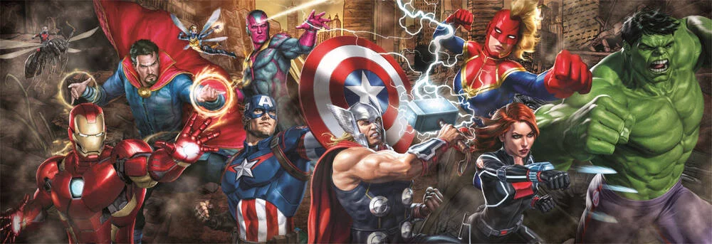 MARVEL - Avengers - Panorama Puzzle 1000P