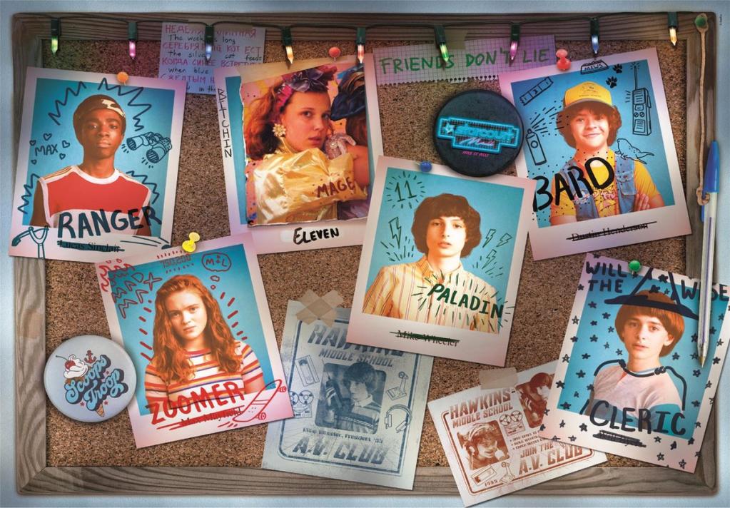 STRANGER THINGS - Puzzle 1000P