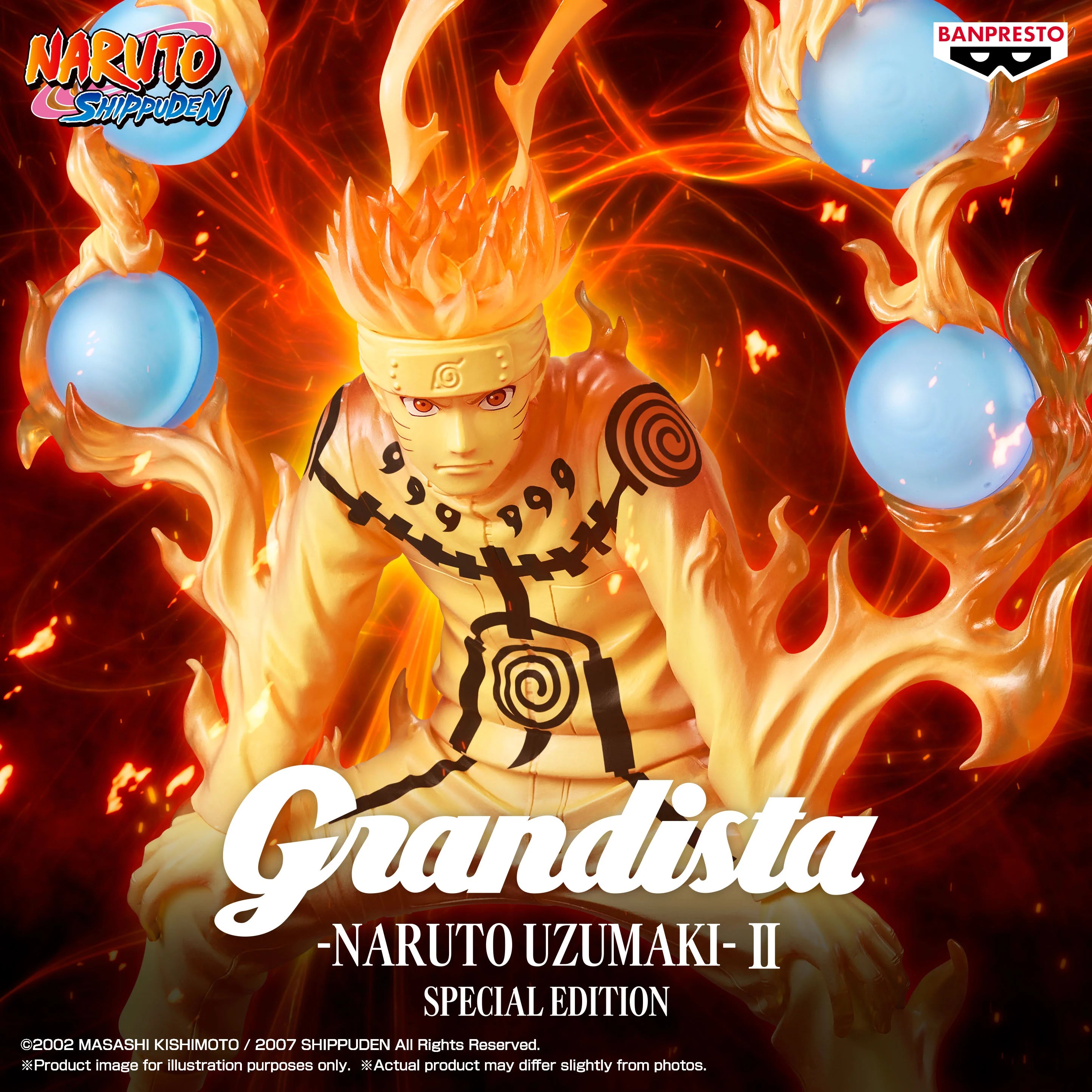 NARUTO SHIPPUDEN - Naruto Uzumaki - Figure Grandista 27cm