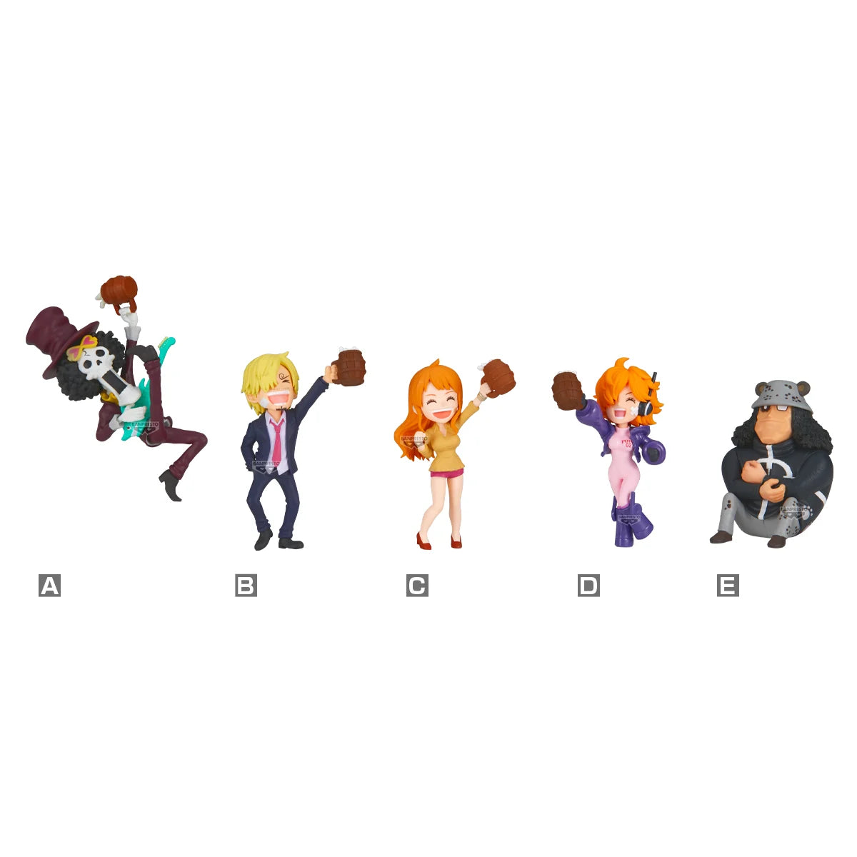 ONE PIECE - WCF Banquet 3 - Assortiments 12 Figurine 4-7cm
