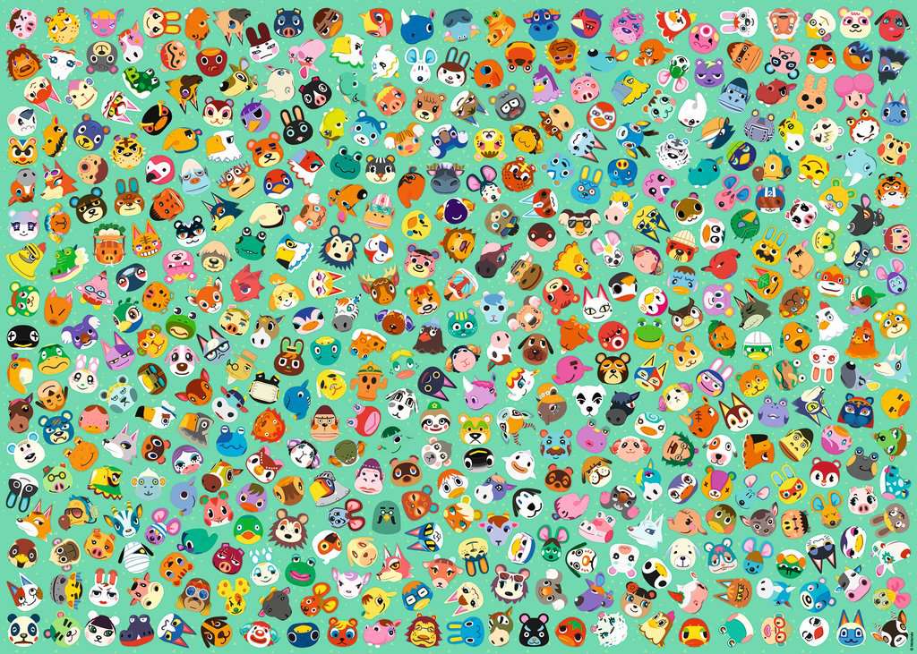 ANIMAL CROSSING - Puzzle Challenge 1000P