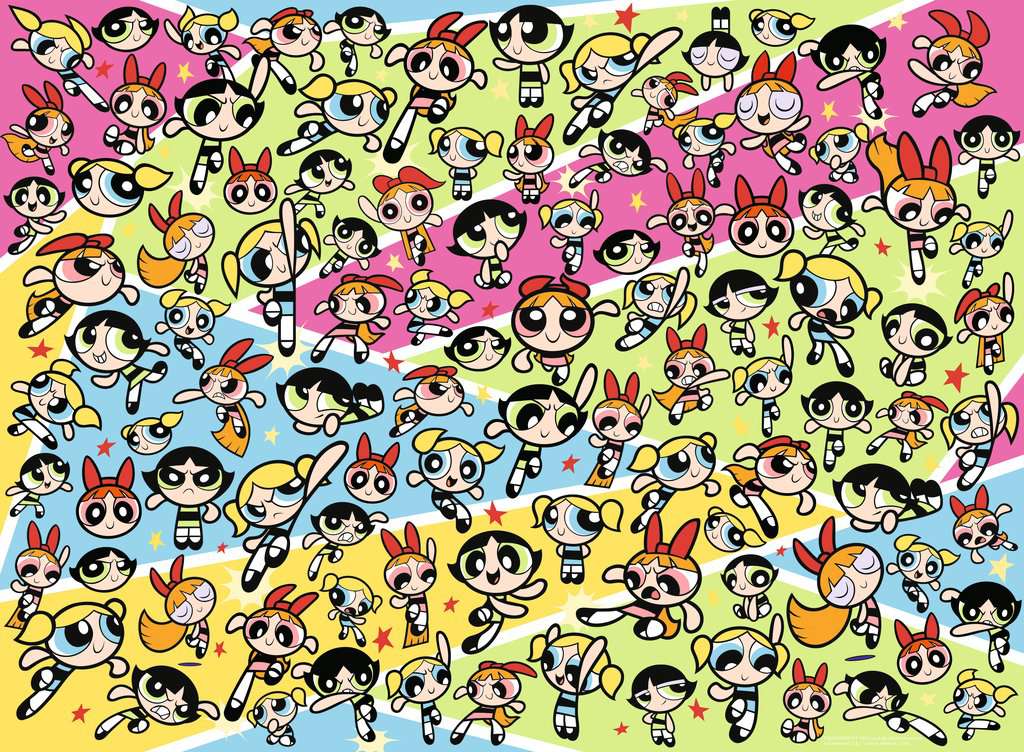 THE POWERPUFF GIRLS - Puzzle Challenge 500P