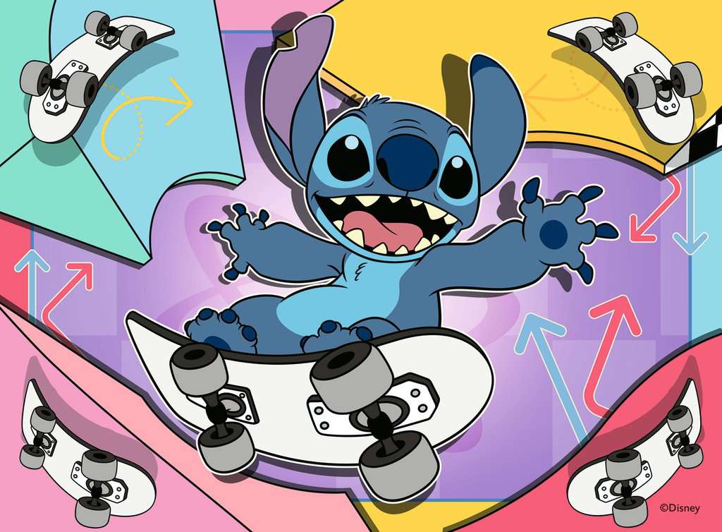 LILO & STITCH - 4 Puzzle 12/16/20/24P - Stitch & Angel