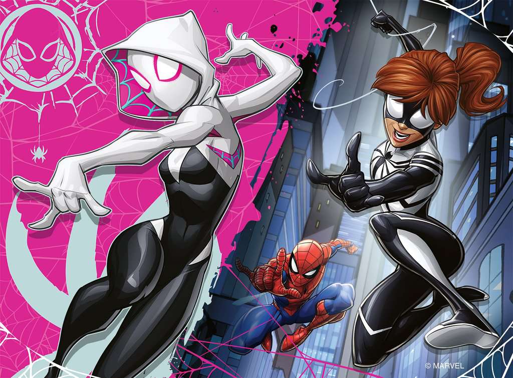 MARVEL - 4 Puzzle 12/16/20/24P - Spider-man