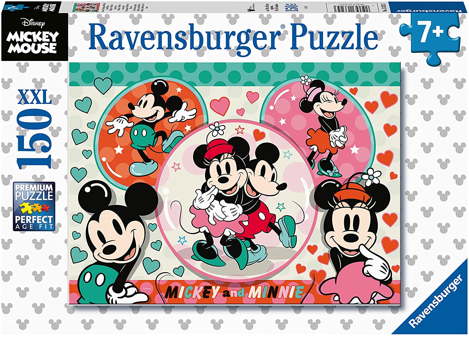 DISNEY - Mickey and Minnie in Love - Puzzle 150P XXL