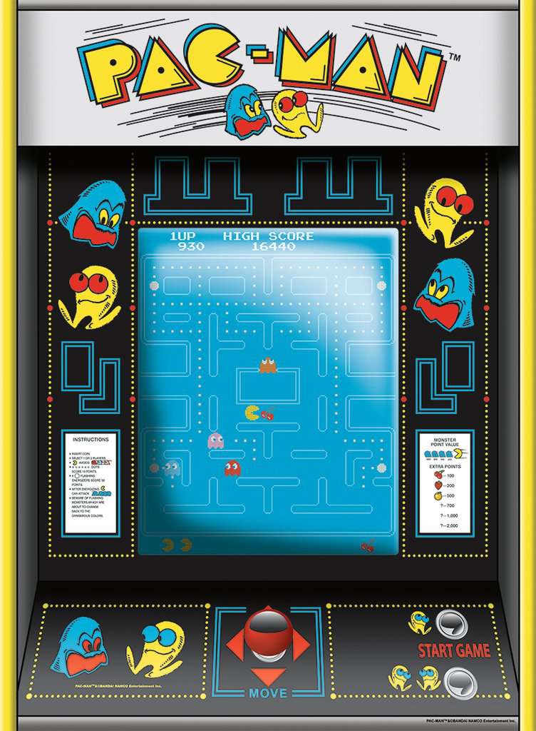 PAC-MAN - Jeu d'arcade - Puzzle 500P