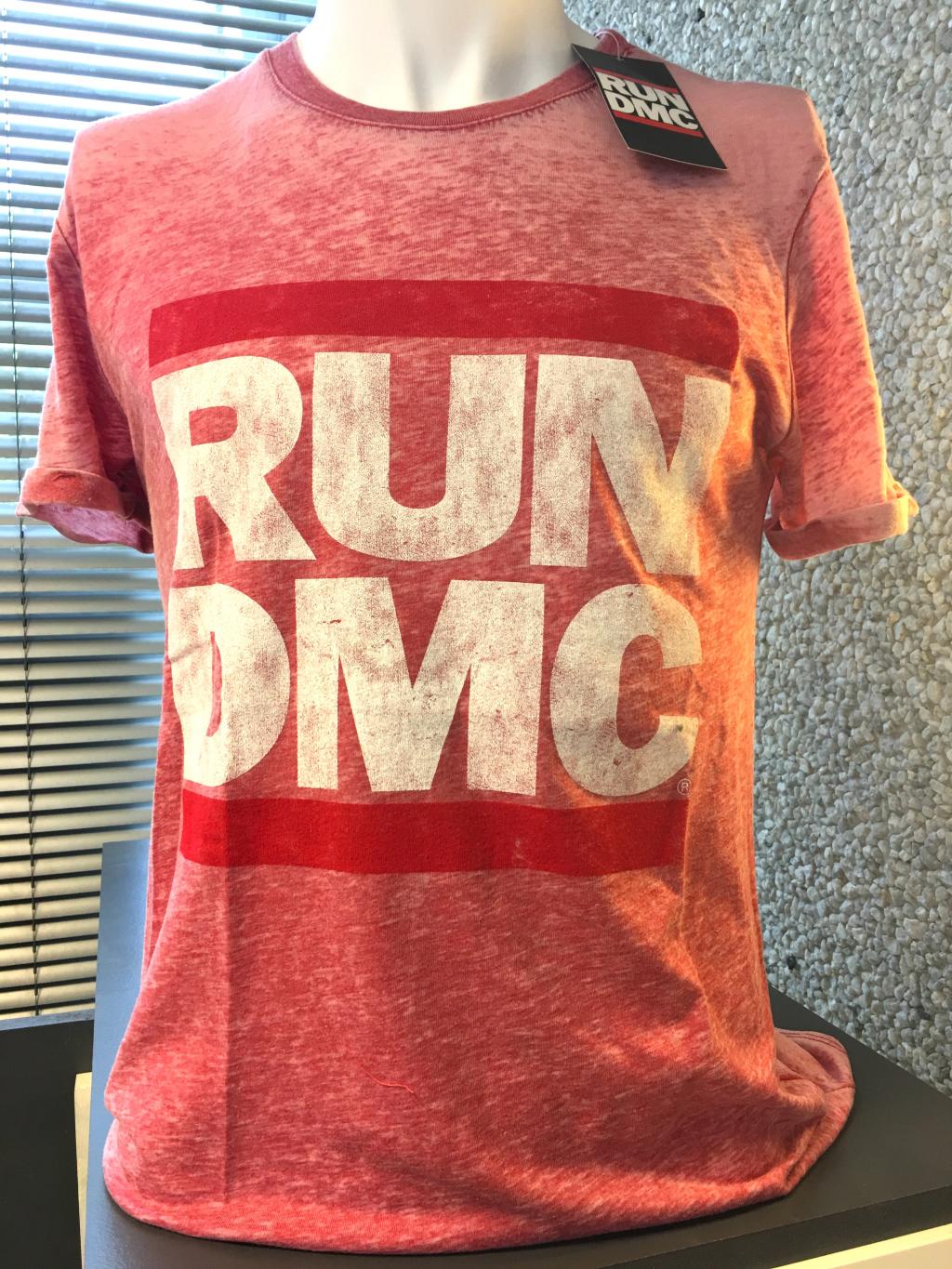 RUN DMC - T-Shirt BurnOut - Logo Vintage (XXL)