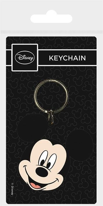 DISNEY - Rubber Keyring - Mickey Mouse Head