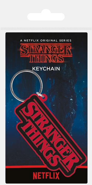 STRANGER THINGS - Logo - Rubber Keychain