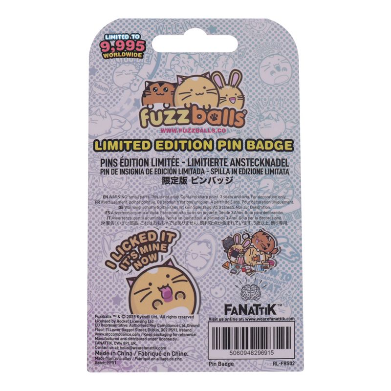 FUZZBALLS - Whisky will work 4 treats - Pin's Edition Limitée