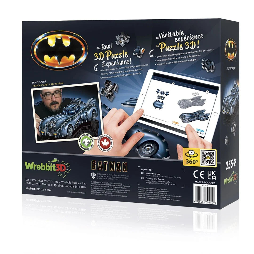 BATMAN - 3D Puzzle - Batmobile - 255 Pces