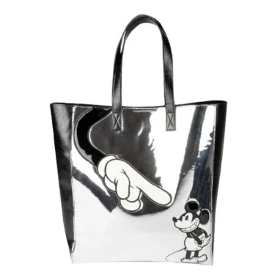 DISNEY - Silver Faux-Leather Bag Mickey Mouse 'Danielle Nicole'