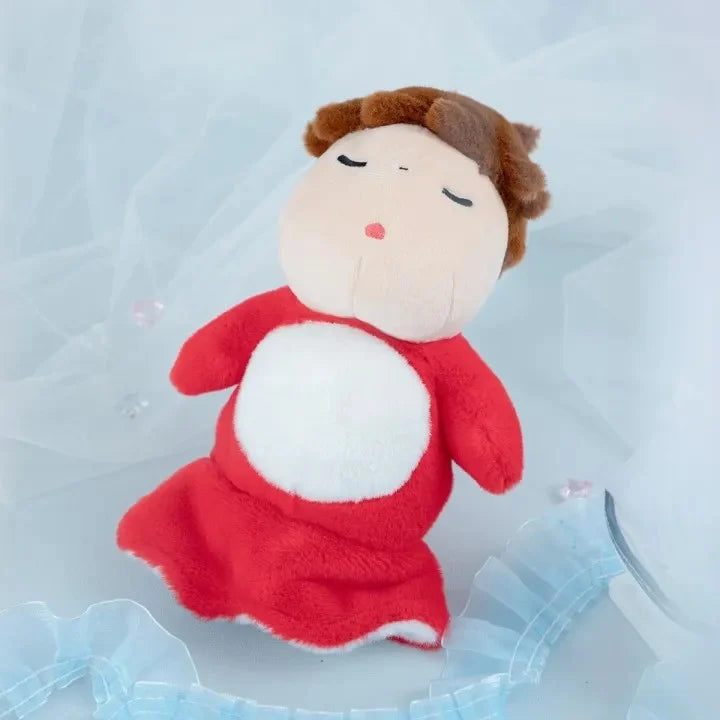 PONYO ON THE CLIFF - Ponyo lies down - Nakayoshi Plush 15cm