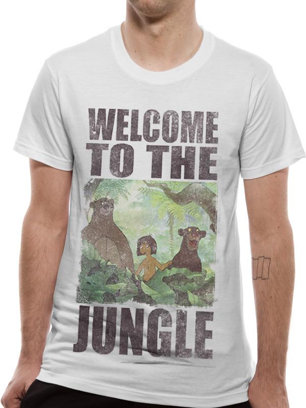 JUNGLE BOOK - T-Shirt IN A TUBE- Welcome to the Jungle (M)