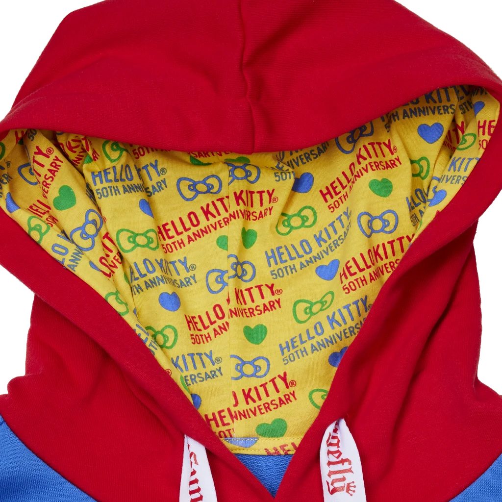 HELLO KITTY - 50th Anniversary - Hoodie Unisex Loungefly (XL)