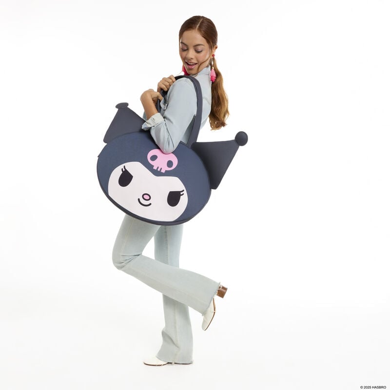 SANRIO - Kuromi - Oversize Canvas Tote Bag LoungeFly