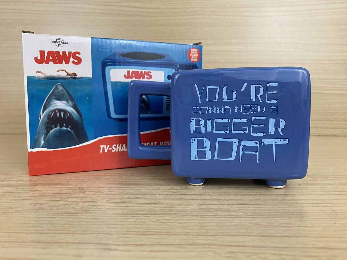 JAWS - Bigger Boat - Mug RETRO TV Heat Change 500 ml