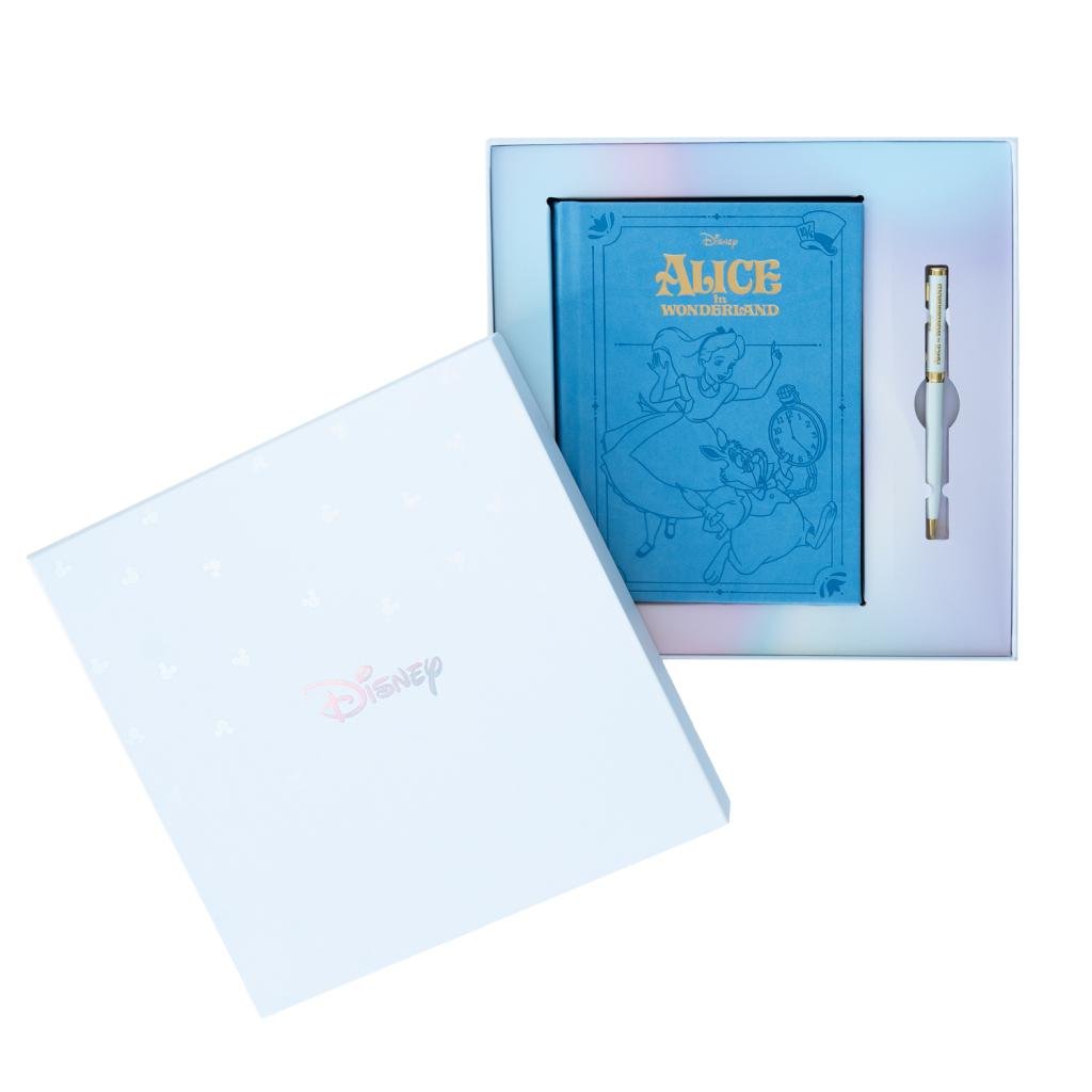 ALICE IN WONDERLAND - Gift Box A5 Premium Notebook + Pen