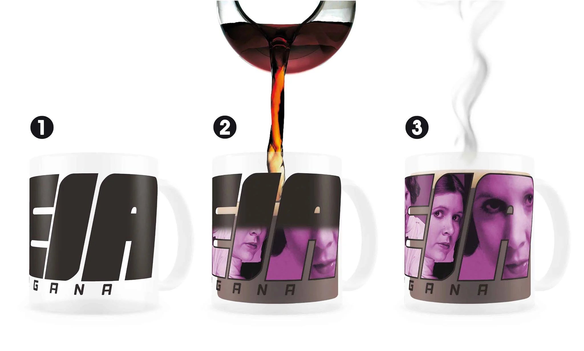 STAR WARS - Mug - LEIA - Termal Changing