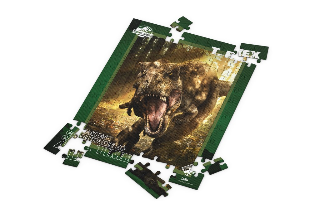 JURASSIC WORLD - T-Rex Poster - Puzzle 3D Effect 100P