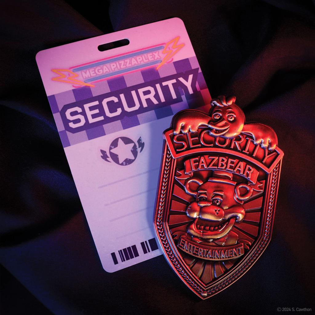 FIVE NIGHTS AT FREDDY'S - Replica Security Badge - Limited Edition