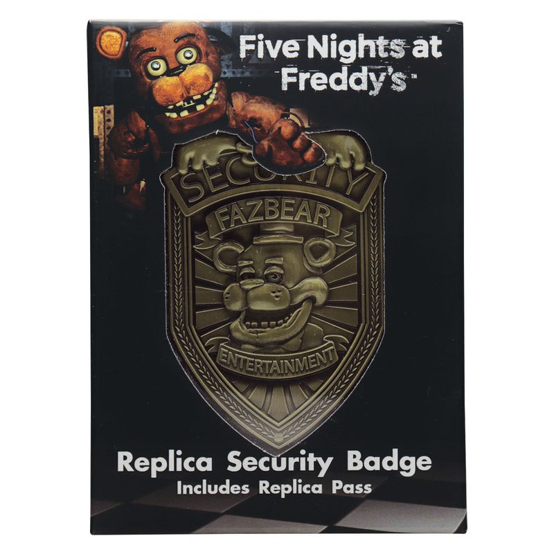 FNAF - Security Badge - Replica Limited Edition "Antique Brass Edi."
