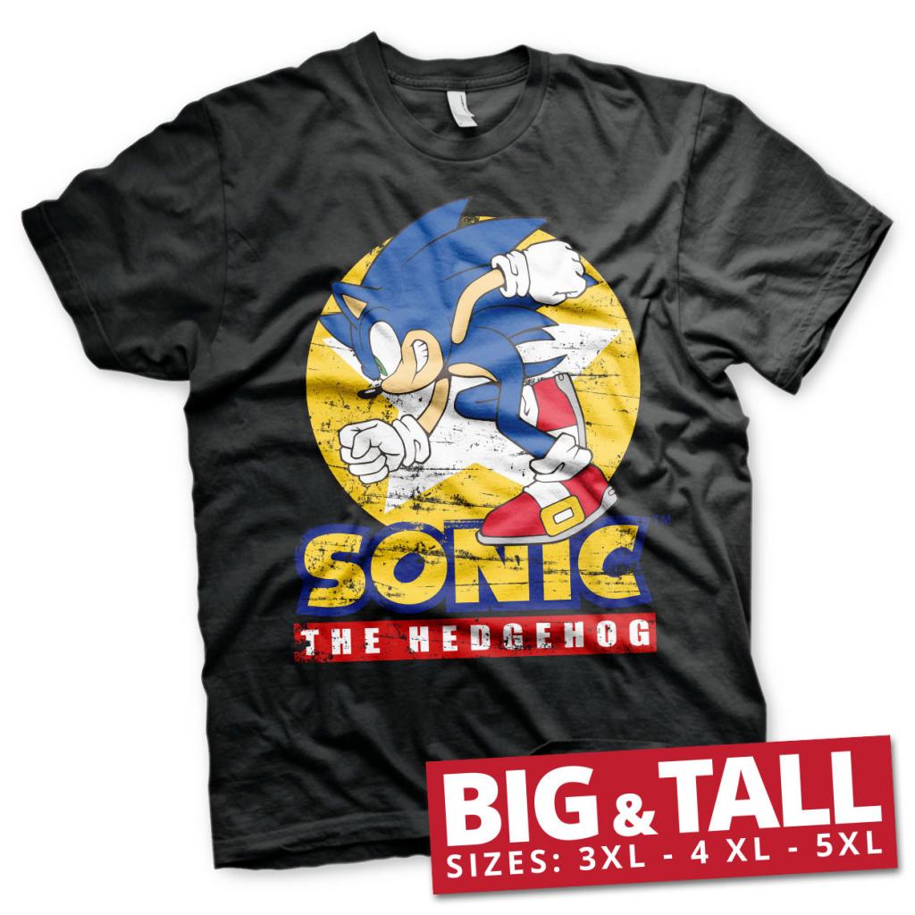 SONIC THE HEDGEHOG - T-Shirt Big & Tall - Fast Sonic (5XL)