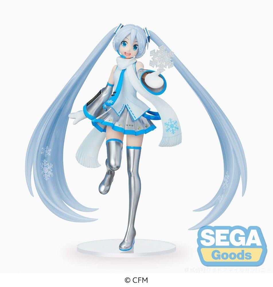 HATSUNE MIKU - Snow Miku Sky Town Ver. - Statue Luminasta 22cm