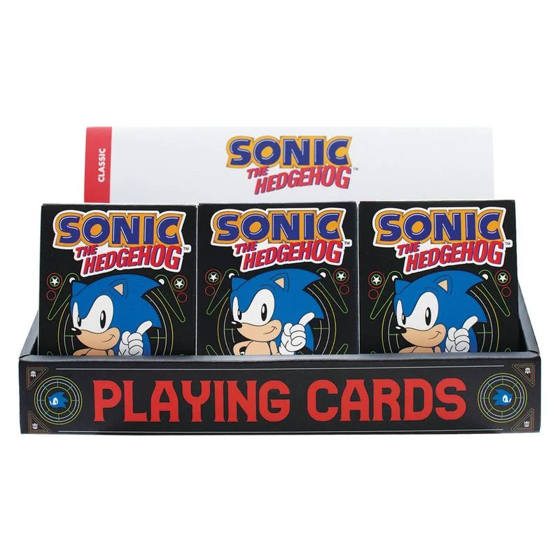SONIC - Playing Cards CDU Containing 12 Packs
