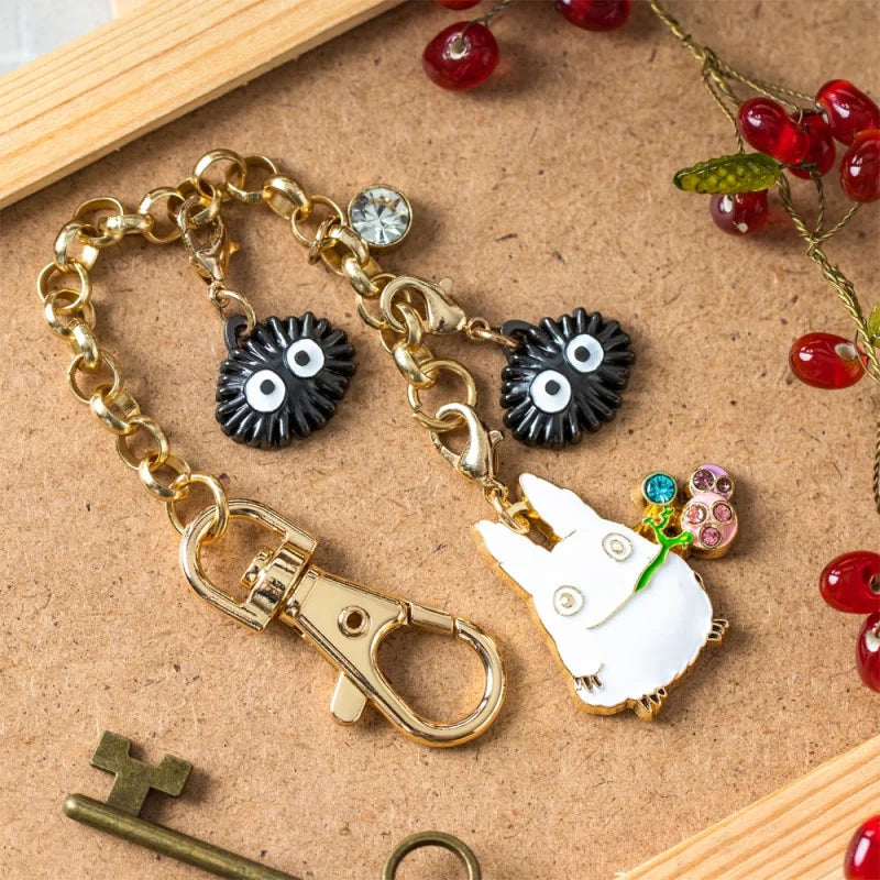 MY NEIGHBOR TOTORO - White Totoro & Fruits - Chainette charms