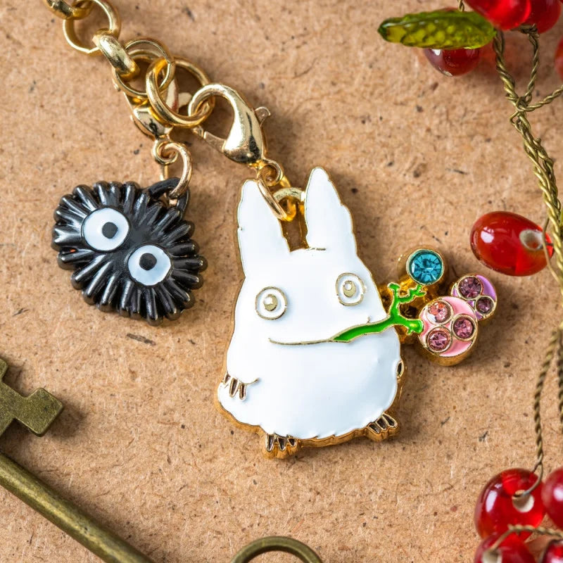 MY NEIGHBOR TOTORO - White Totoro & Fruits - Chainette charms
