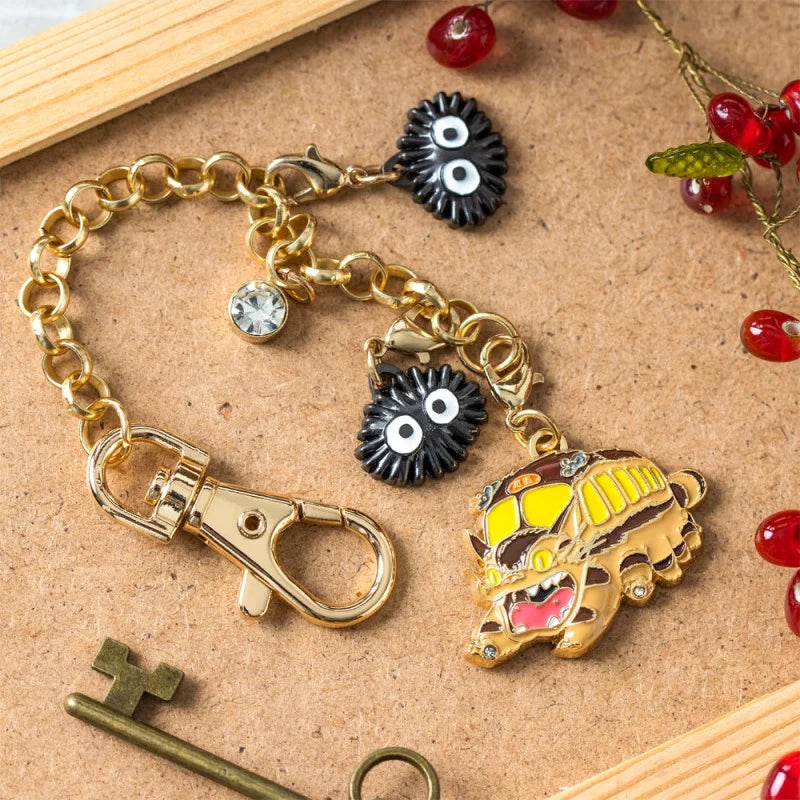 MY NEIGHBOR TOTORO - Chatbus & Noiraude - Chainette charms