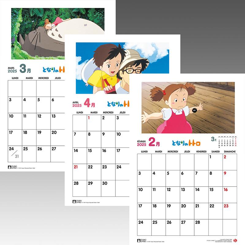 GHIBLI - My Neighbor Totoro - French 2025 Calendar