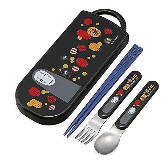 SPIRITED AWAY - No Face- Chopstick spoon and fork set