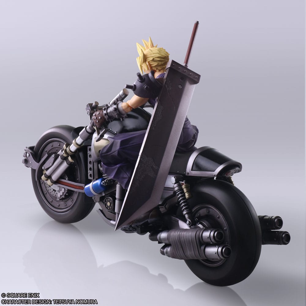FINAL FANTASY VII - Cloud & Hardy-Daytona - Figure Bring Arts 15cm