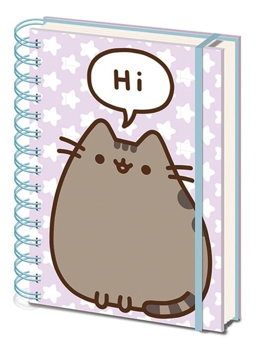 PUSHEEN - Notebook A5 - Pusheen says Hi