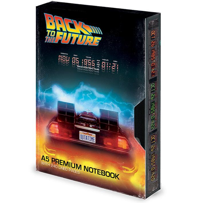 BACK TO THE FUTURE - Notebook A5 Premium - VHS Great Scott