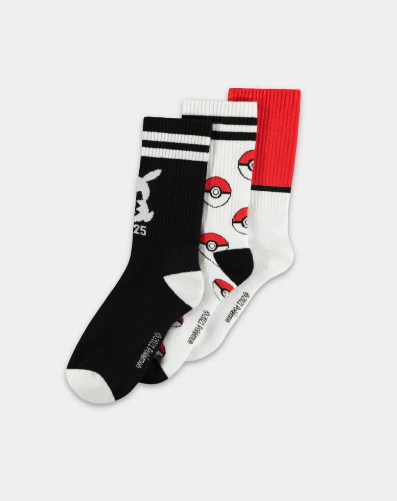 POKEMON - Sports Socks 3 Pack (T39-42)