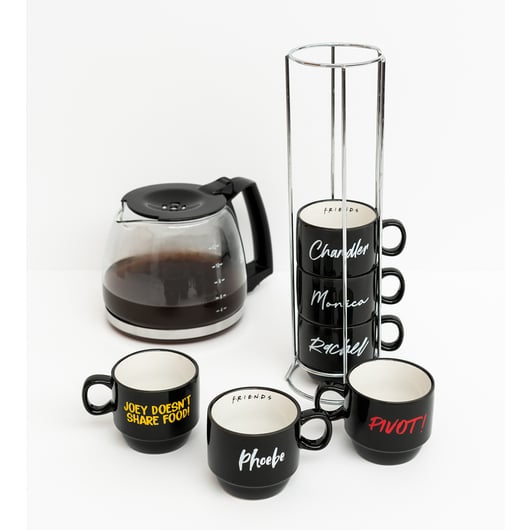 FRIENDS - Characters - 6 Coffee Mugs Set with stand