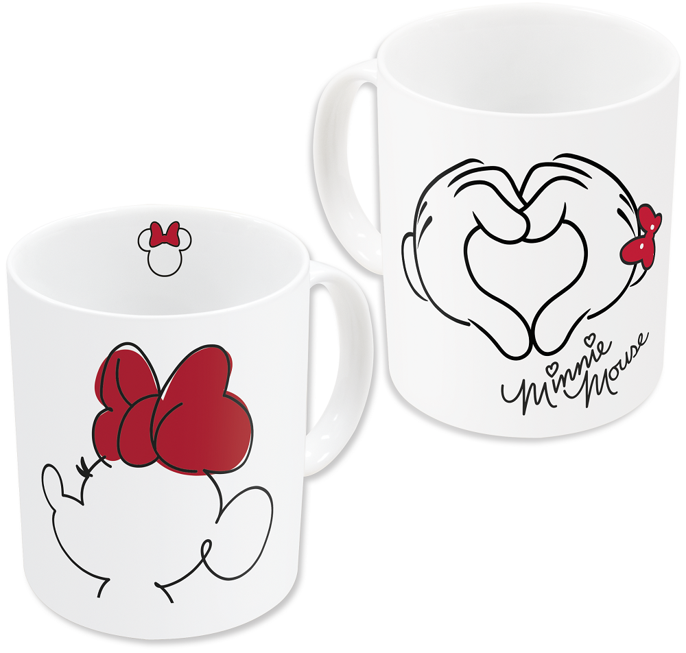 MINNIE - Heart - Ceramic Mug 11oz