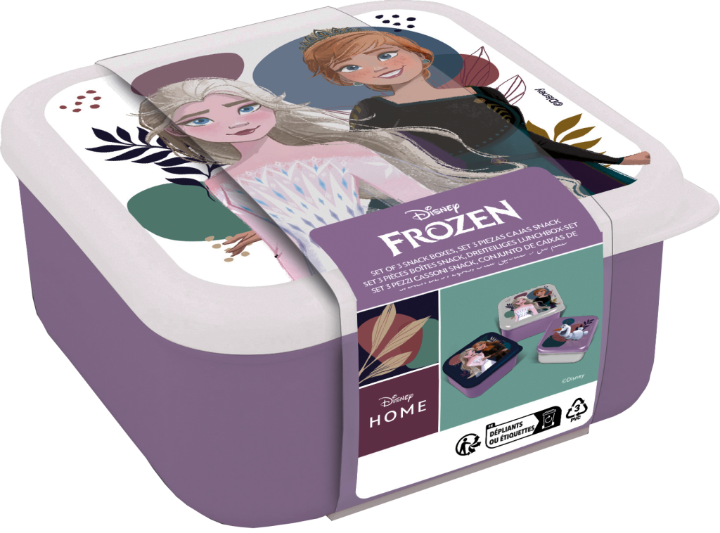 FROZEN - Elsa & Anna - Snack Boxes - 3 pcs