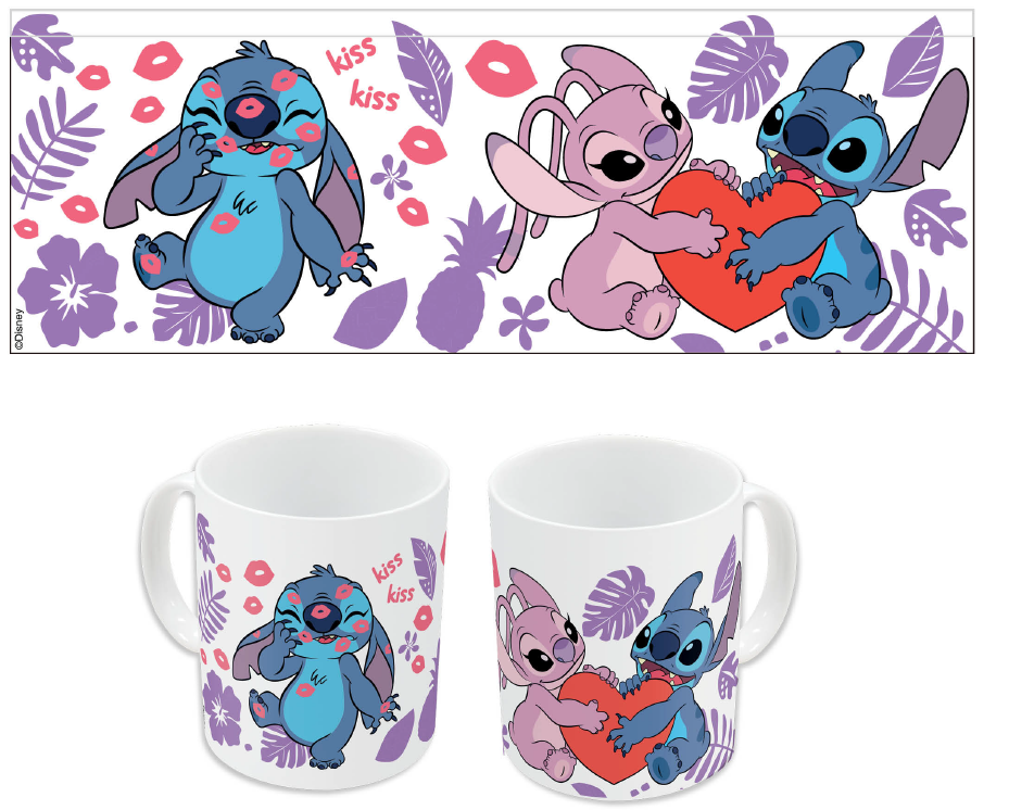 STITCH & ANGEL - Love - Ceramic Mug 11oz