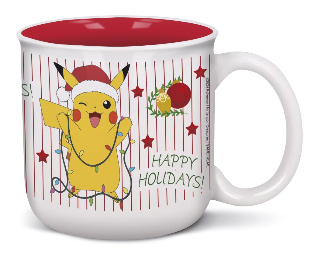 POKEMON - Xmas Pikachu - Breakfast Mug - 14oz