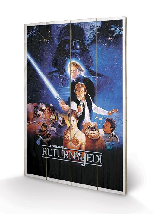 STAR WARS - Impression sur Bois 40X59 - Return of the Jedi