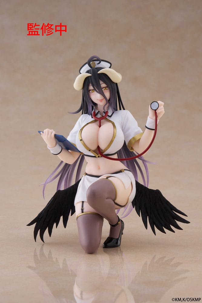 OVERLORD - Albedo "Nurse" - Statue Desktop Cute 13cm