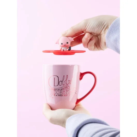 HARRY POTTER - Dobby - Mug 350ml + Silicon Lid with 3D Figure