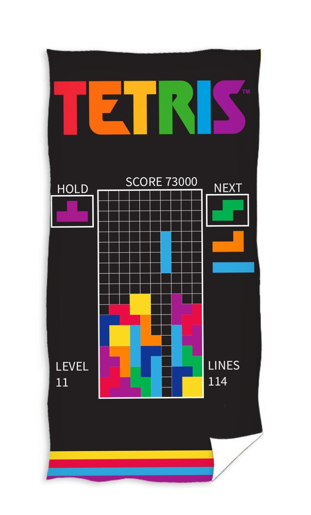 TETRIS - Beach Towel Premium 100% Cotton - 70x140cm